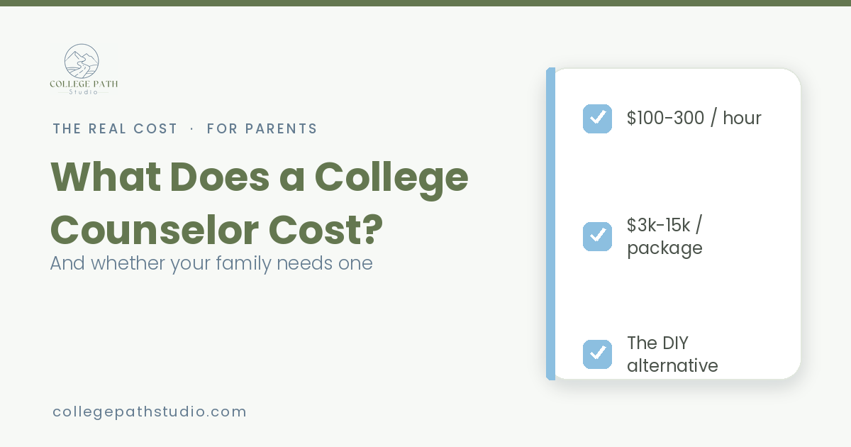 How Much Does a College Counselor Cost? (And Do You Need One?)