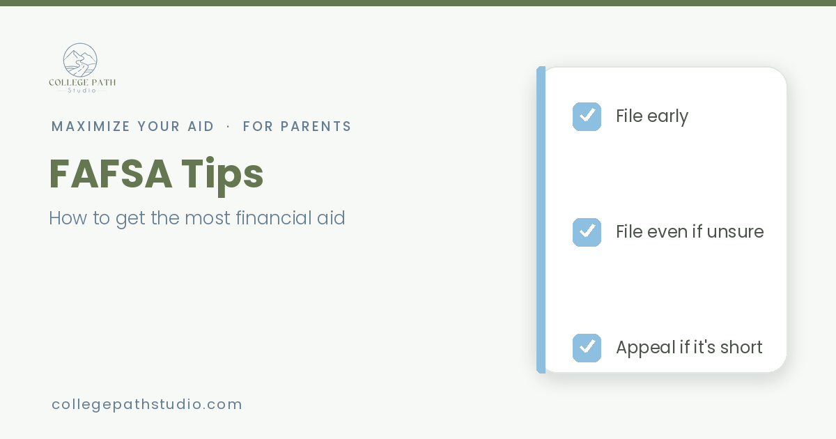 FAFSA Tips: How to Get the Most Financial Aid