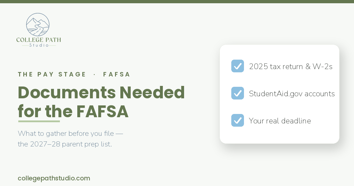Documents Needed for the FAFSA: What to Gather Before You File